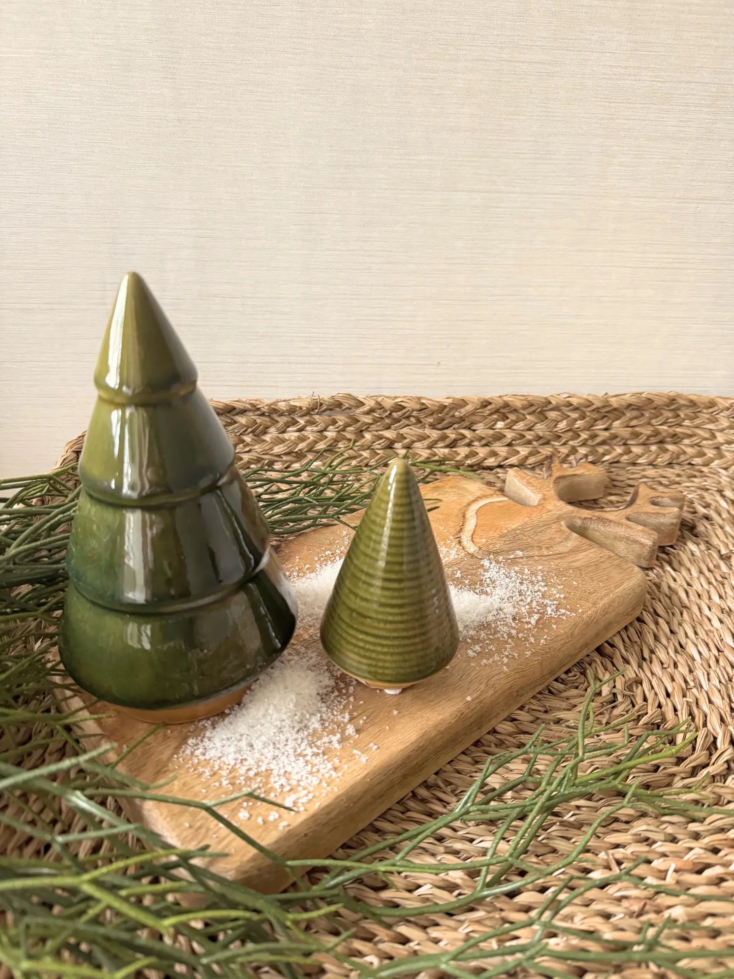 Kerstboompjes set van 2