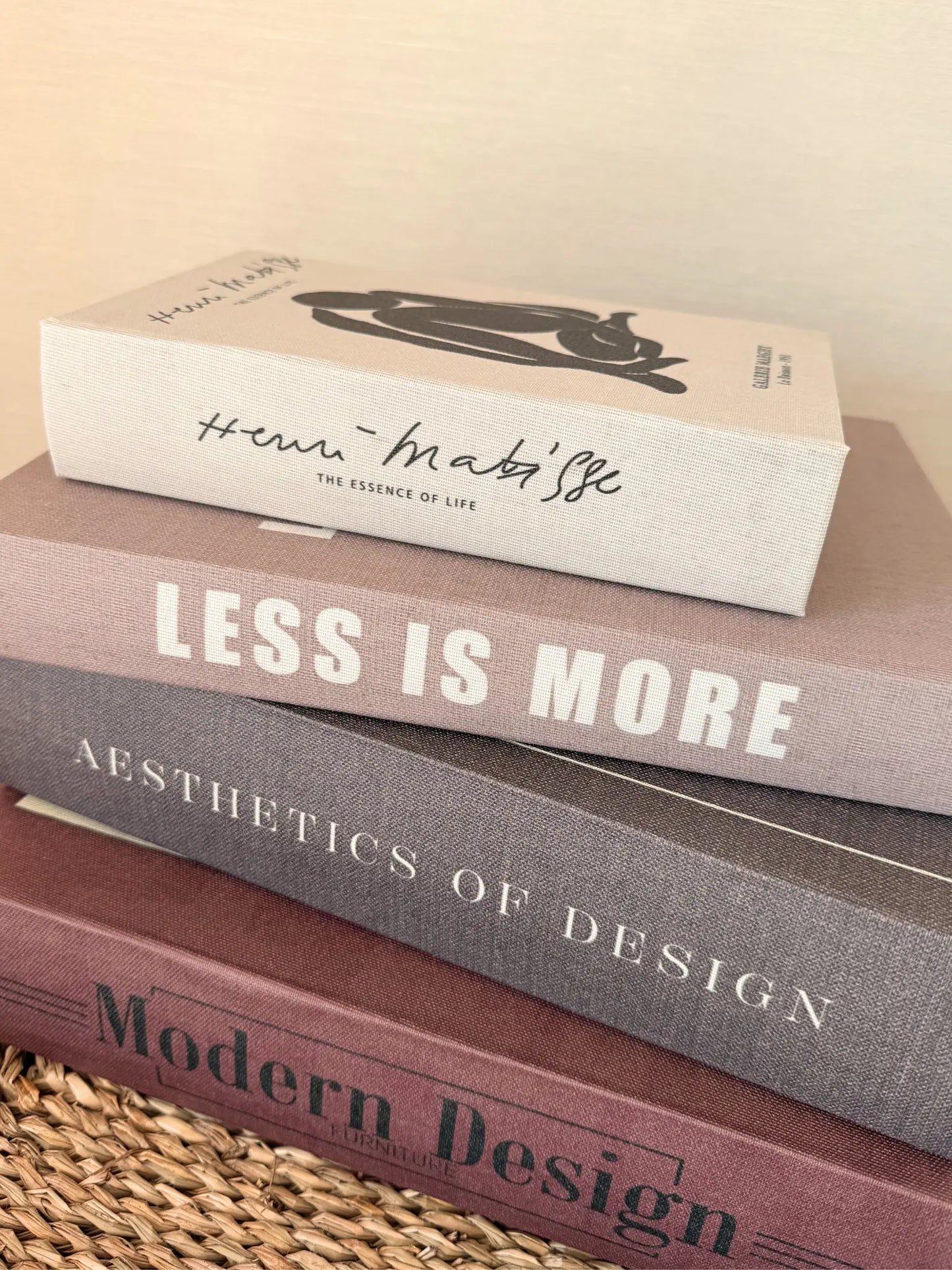 Opbergboek koffietafel aesthetics