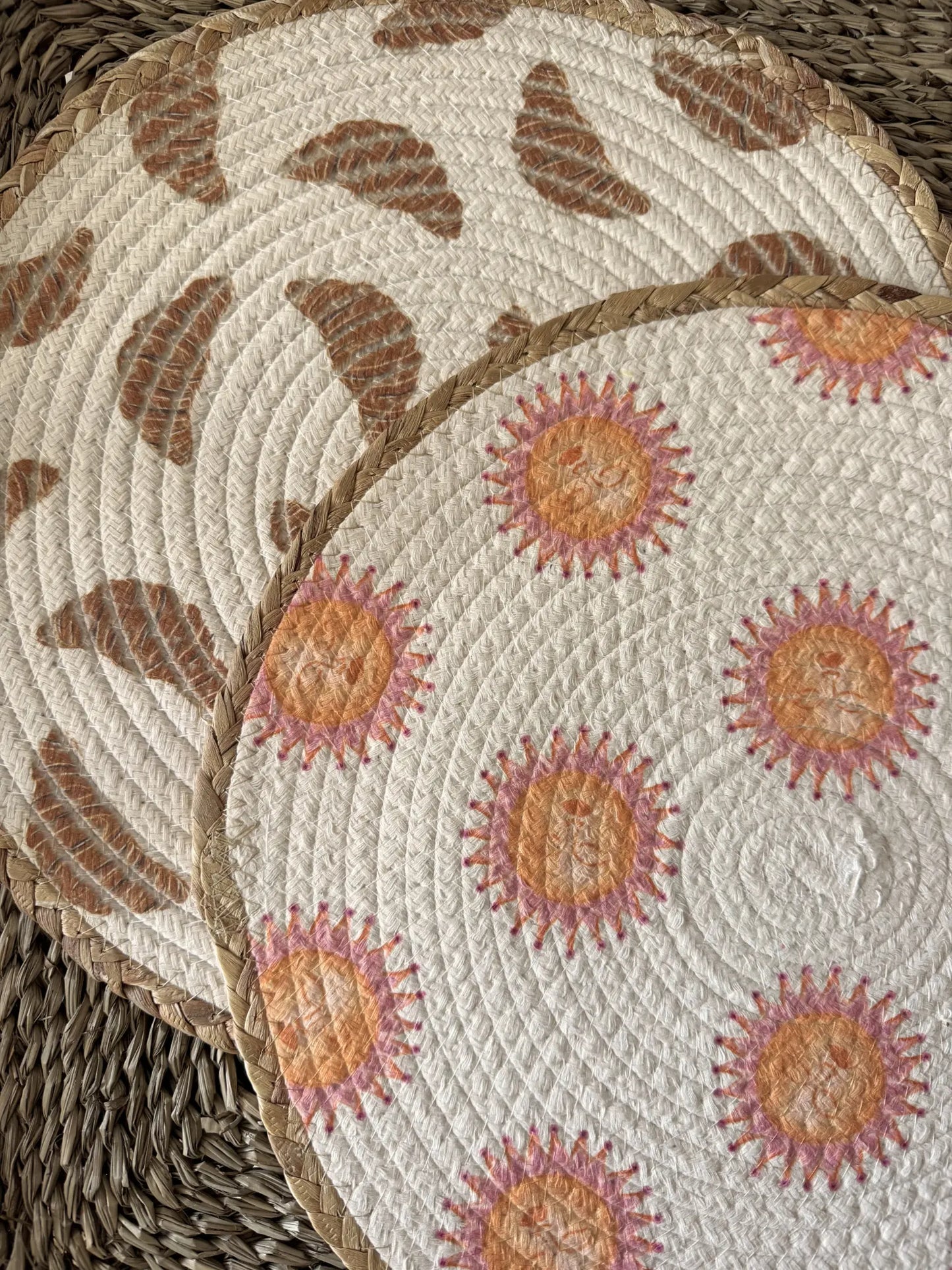 Placemat zonnetjes