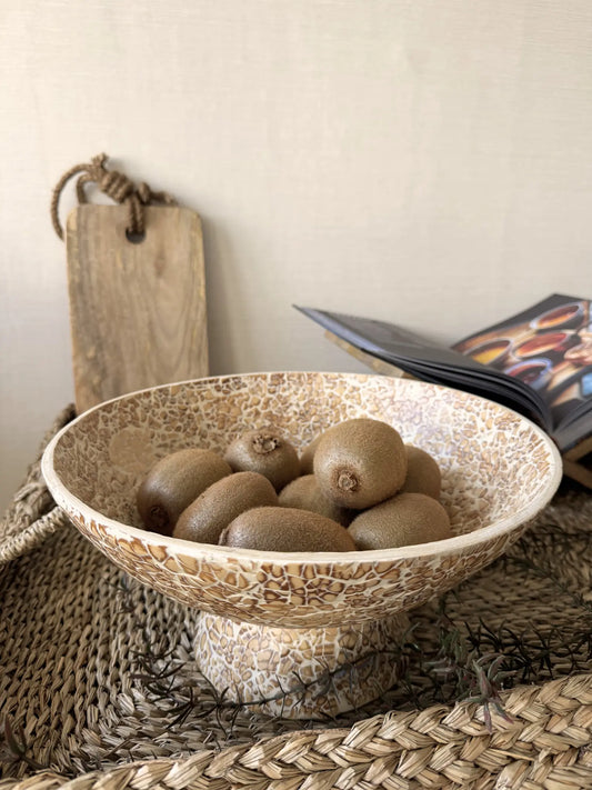 Schaal Gracio bamboe Light & Living