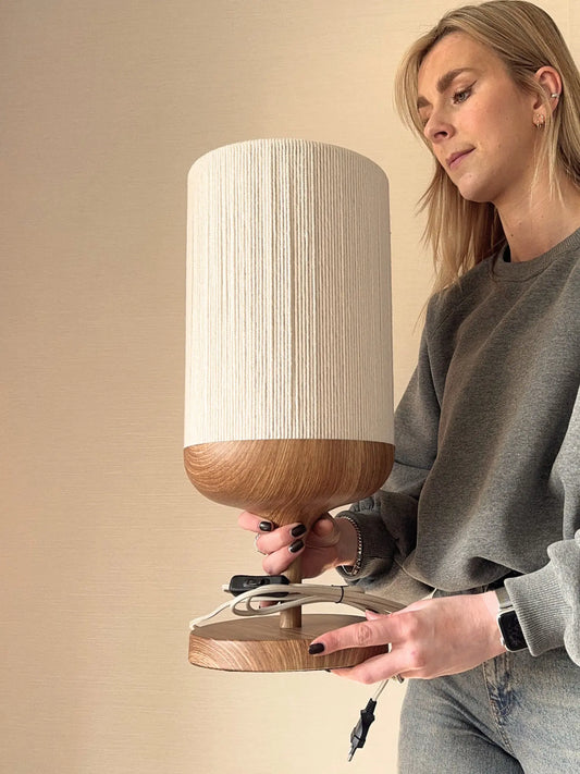 Tafellamp Dania bruin