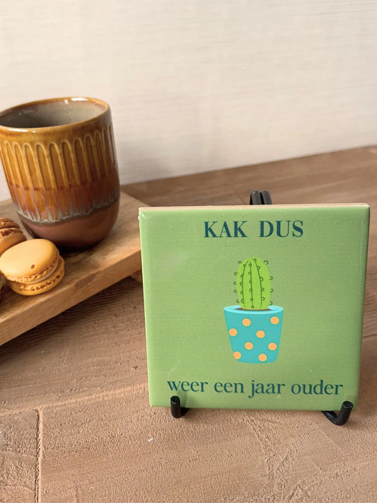 Tegeltje - Kak dus