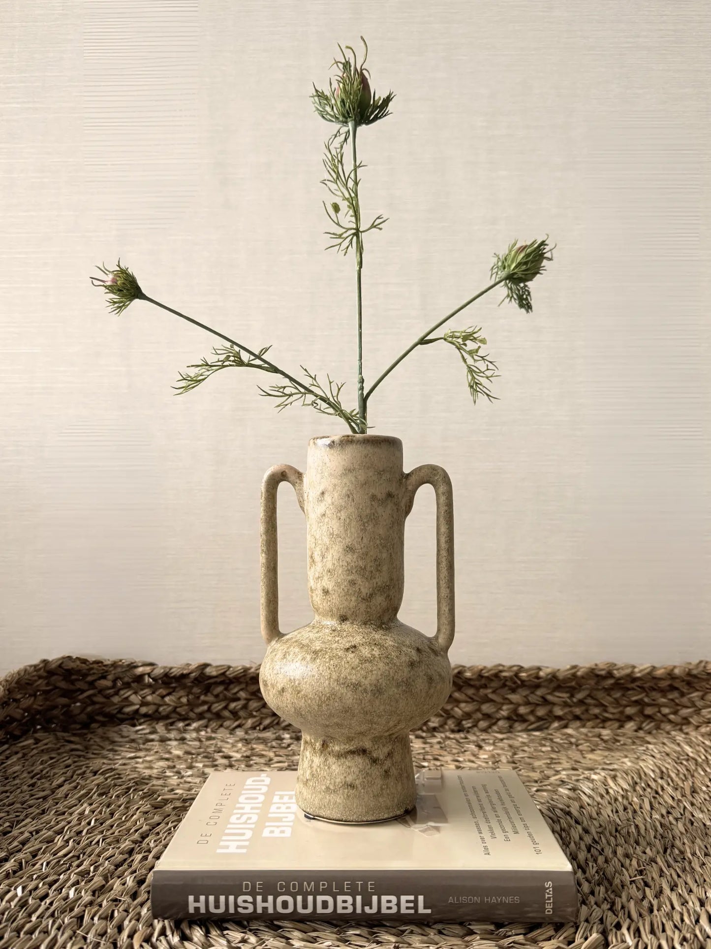 Kunstgroen Nigella knop