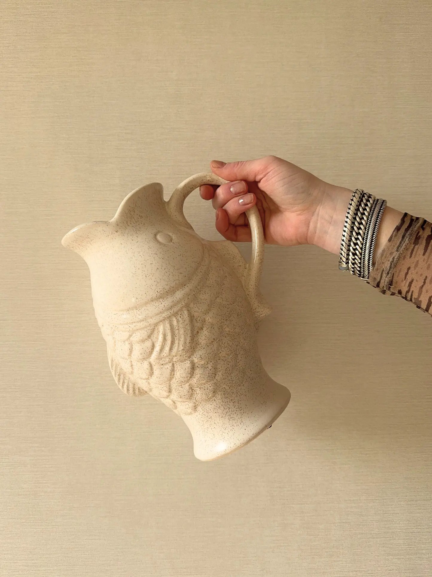 Vaas vis beige