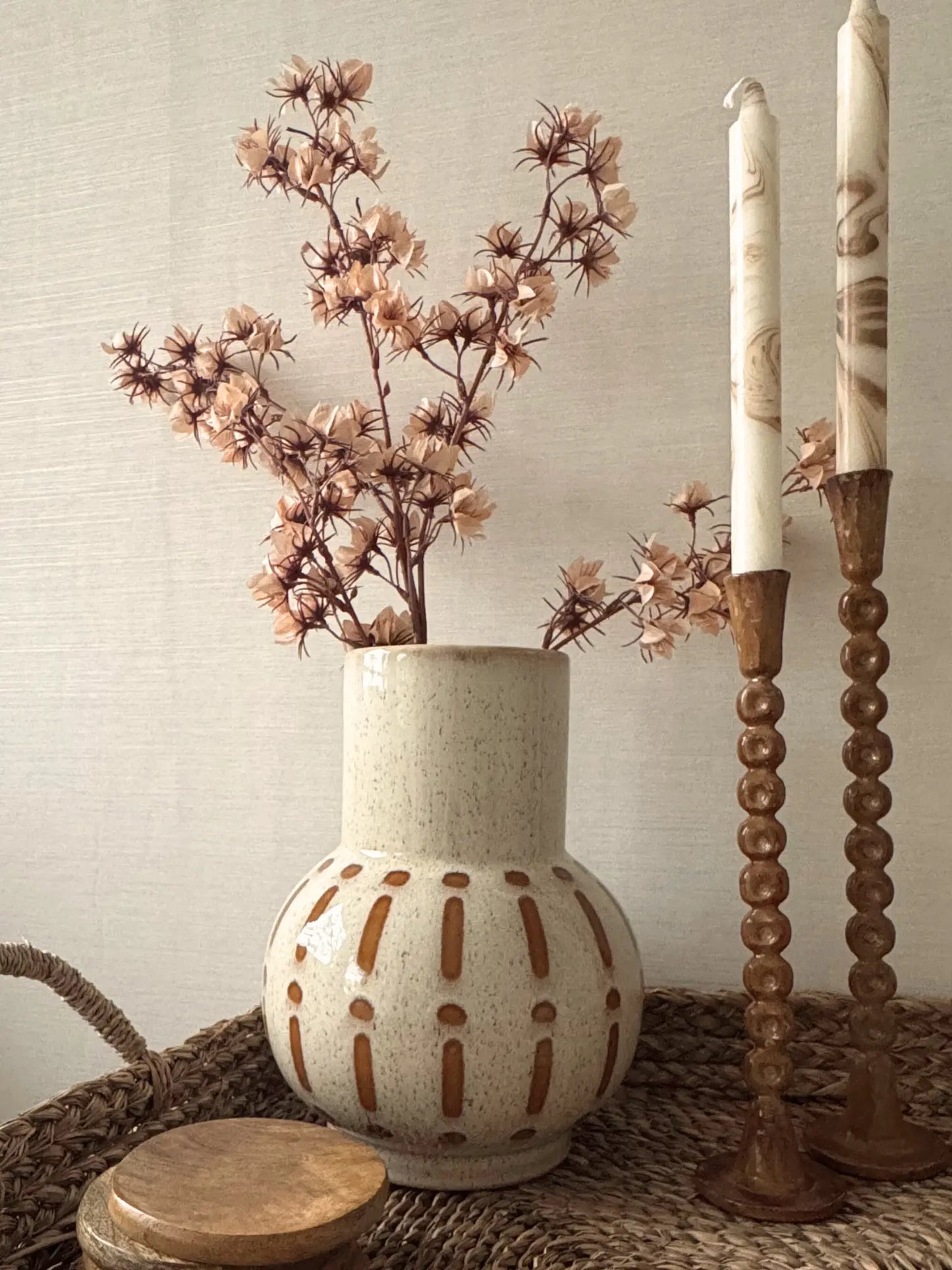 Kunstgroen roze bruin