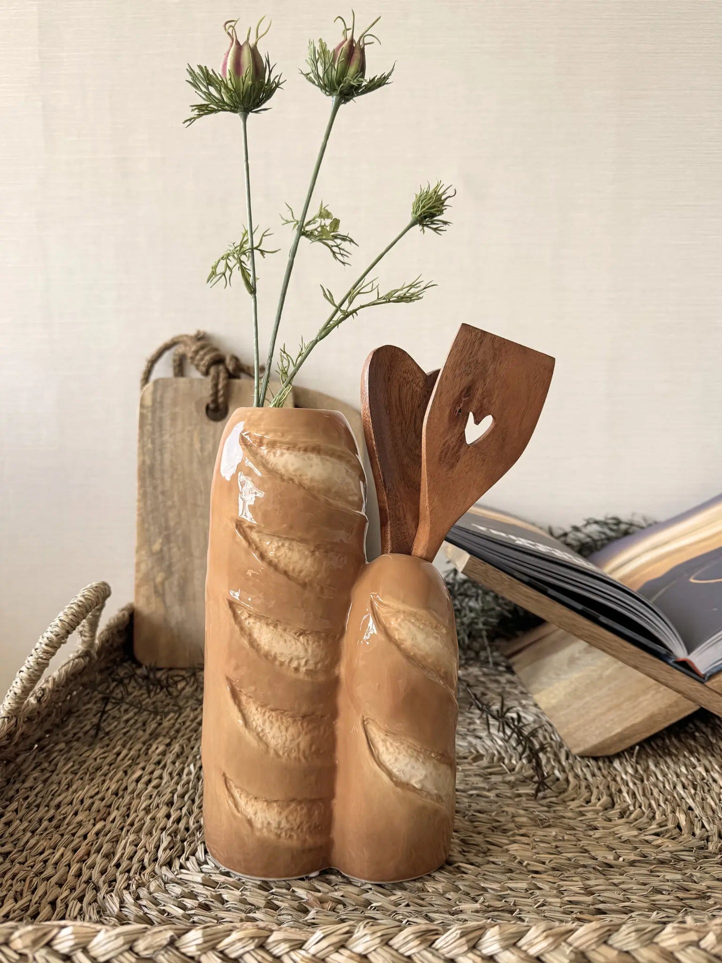 Kunstgroen Nigella knop