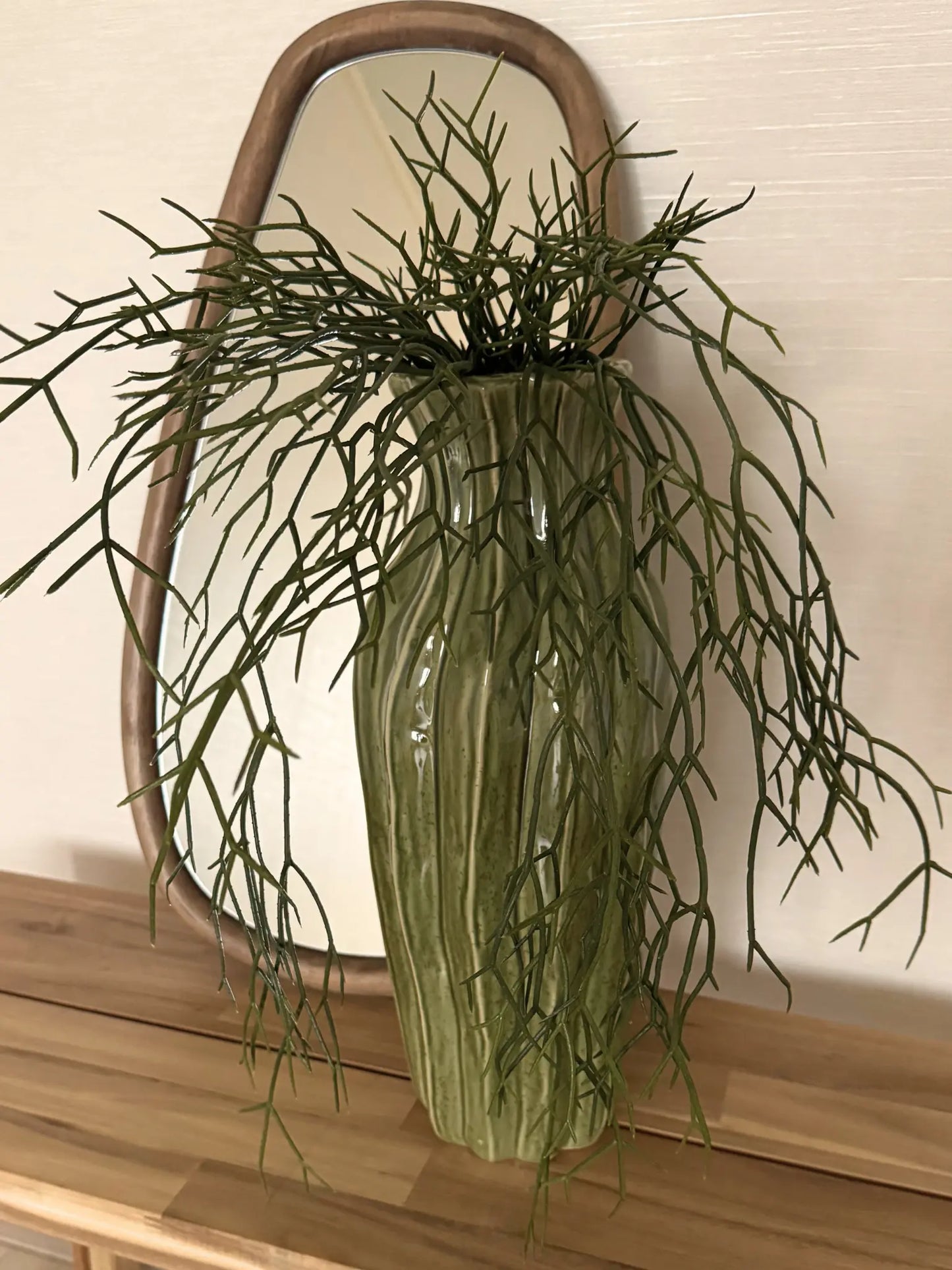 Kunstgroen hangplant rhipsalis