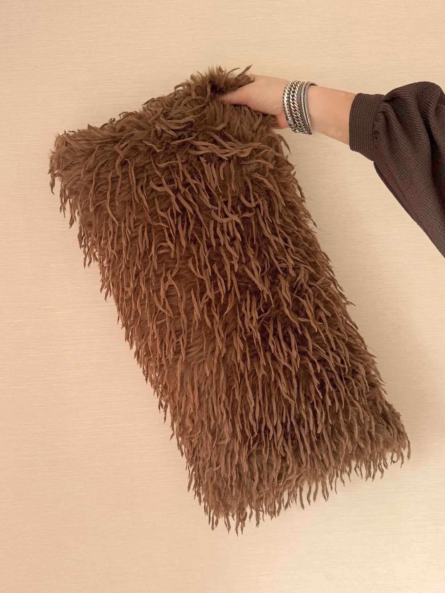 Kussen Allariz bruin