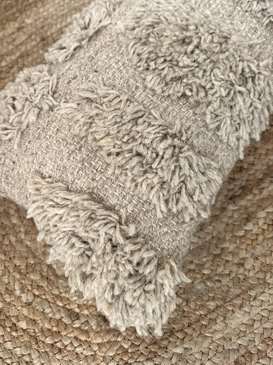 Kussen Latium beige 60 x 30 cm