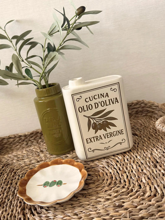 Aardewerk vaas Olio d’Oliva