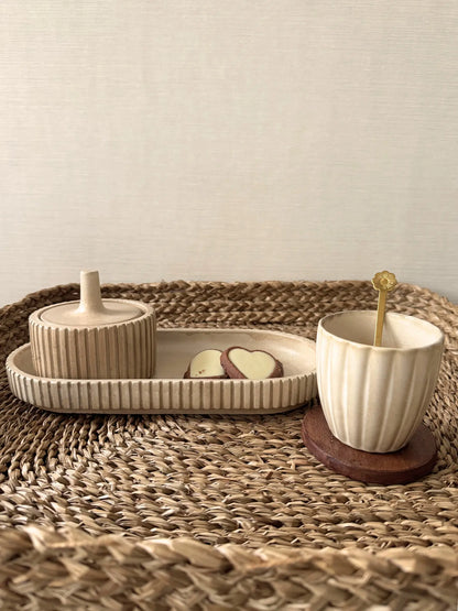 Onderzetters hout set van 4