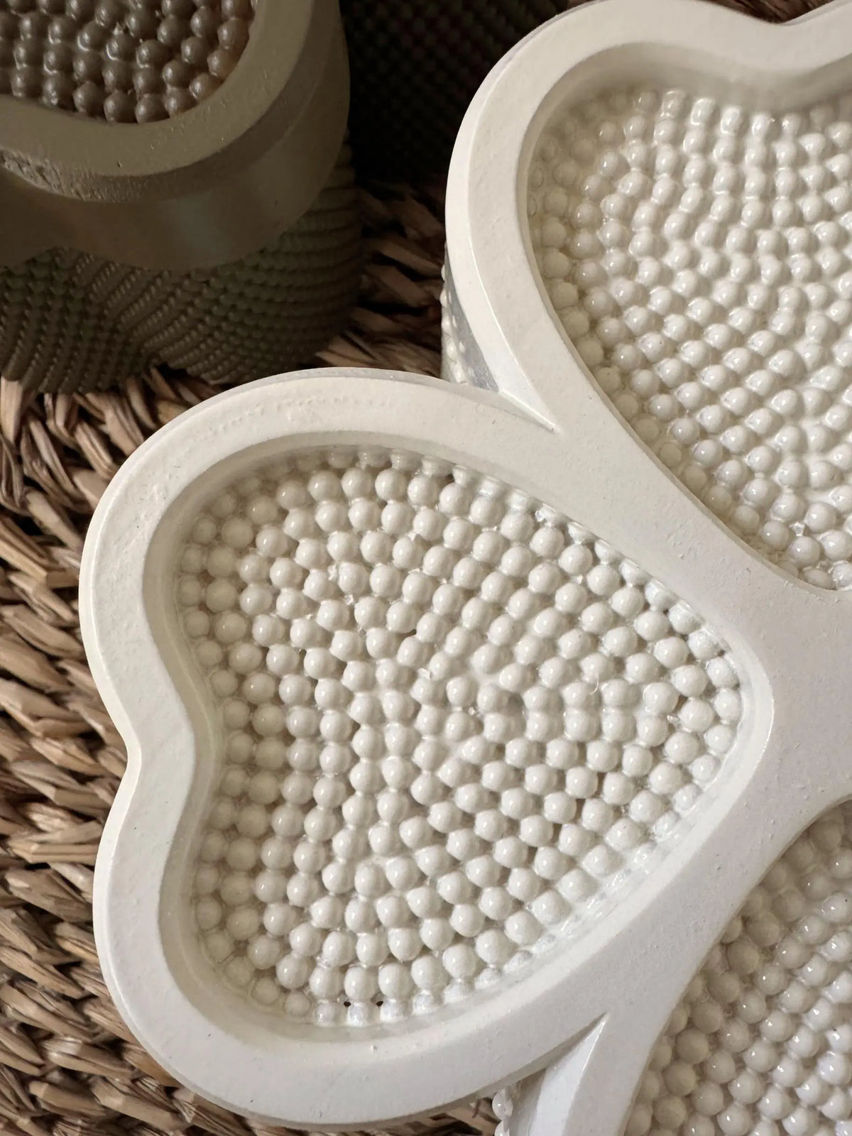 Decoratiebox Clover groen en wit