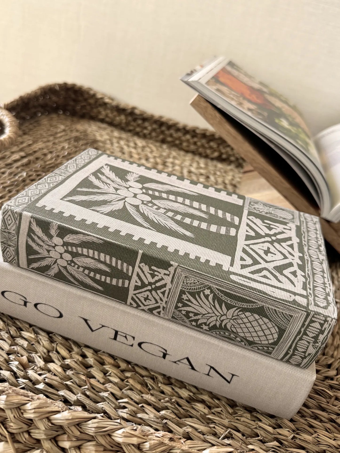 Opbergboek koffietafel Vegan 26 x 17 cm
