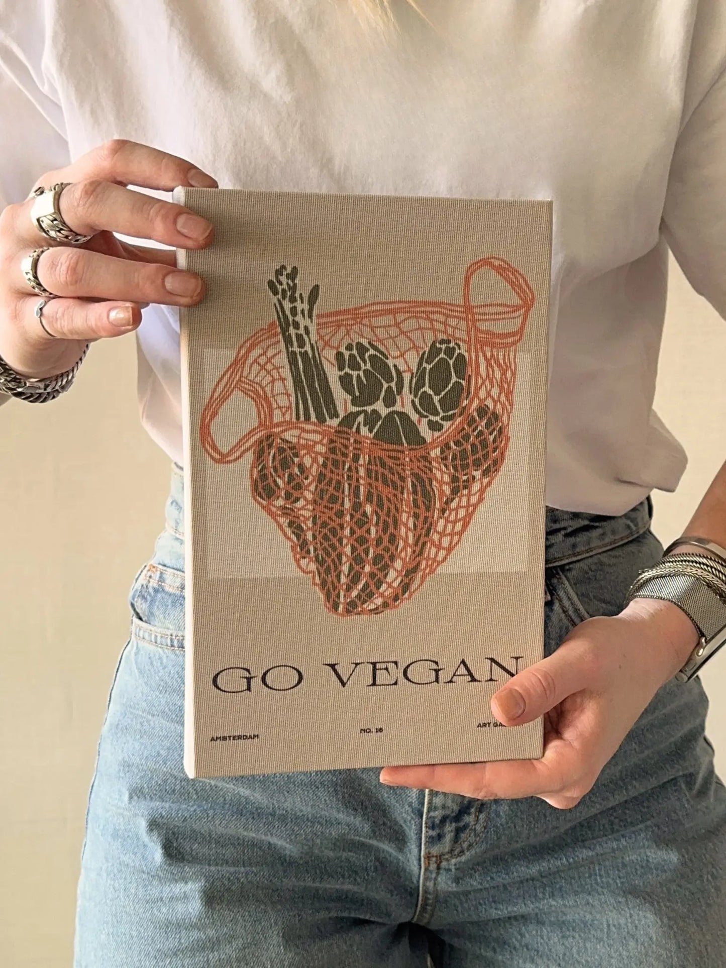 Opbergboek koffietafel Vegan 26 x 17 cm