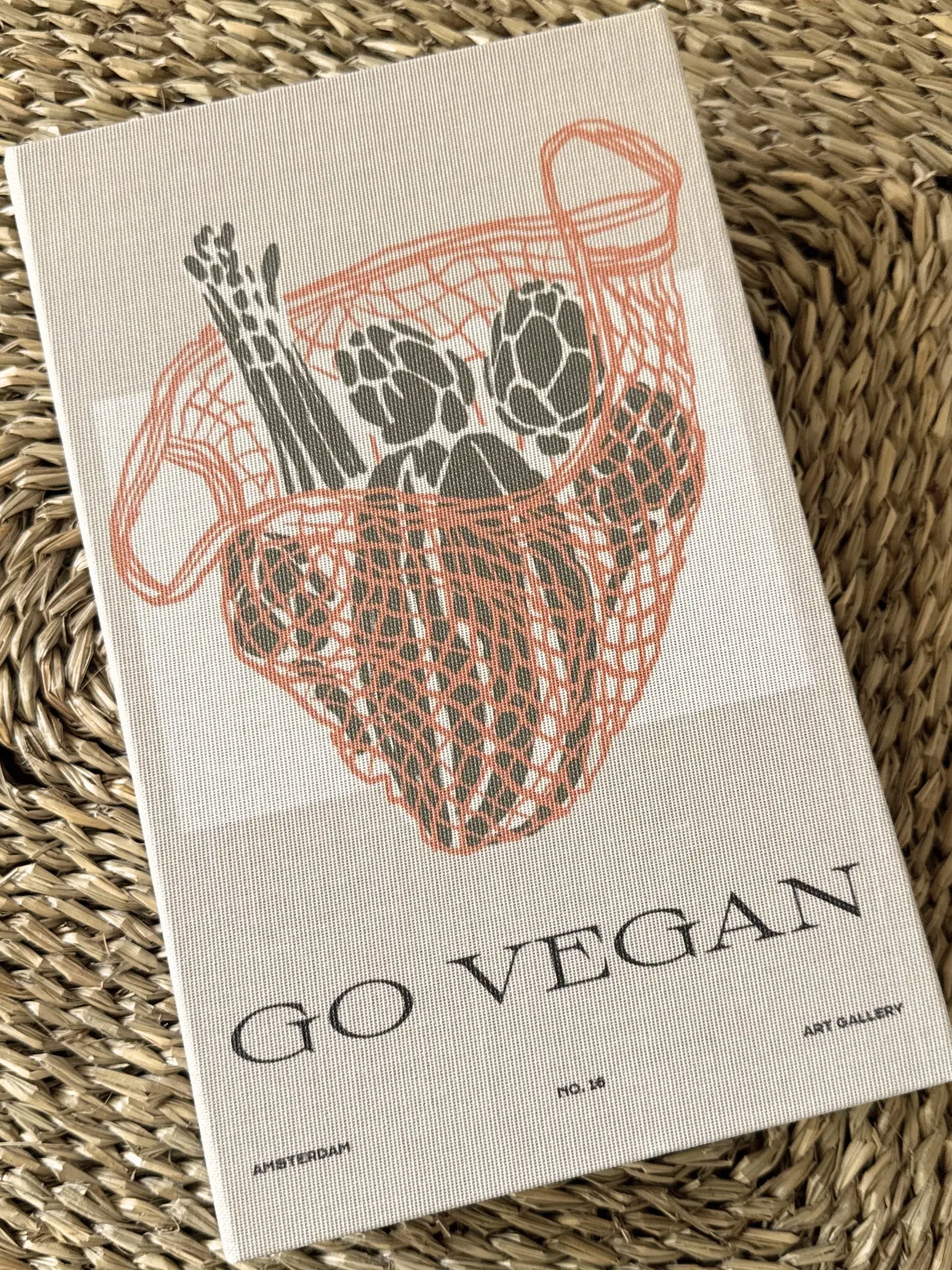 Opbergboek koffietafel Vegan 26 x 17 cm