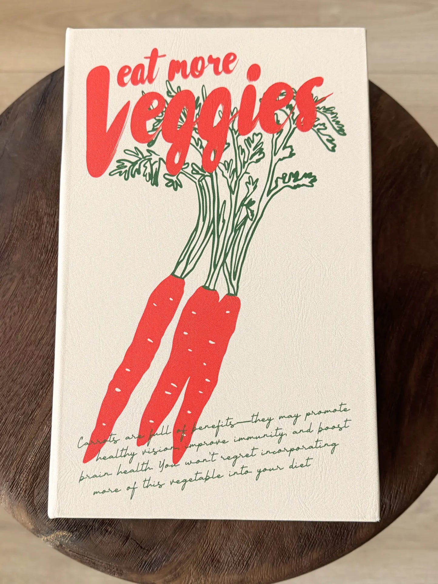 Opbergboek koffietafel veggies