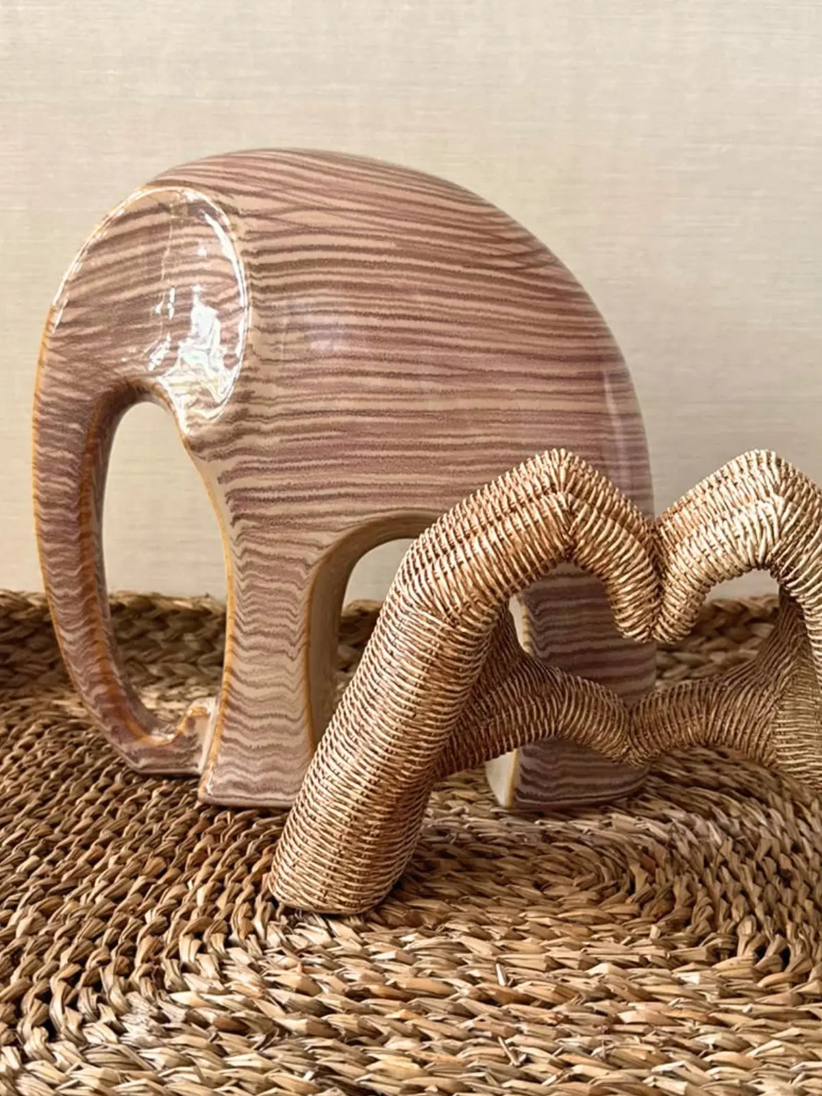 Ornament olifant zand Kersten