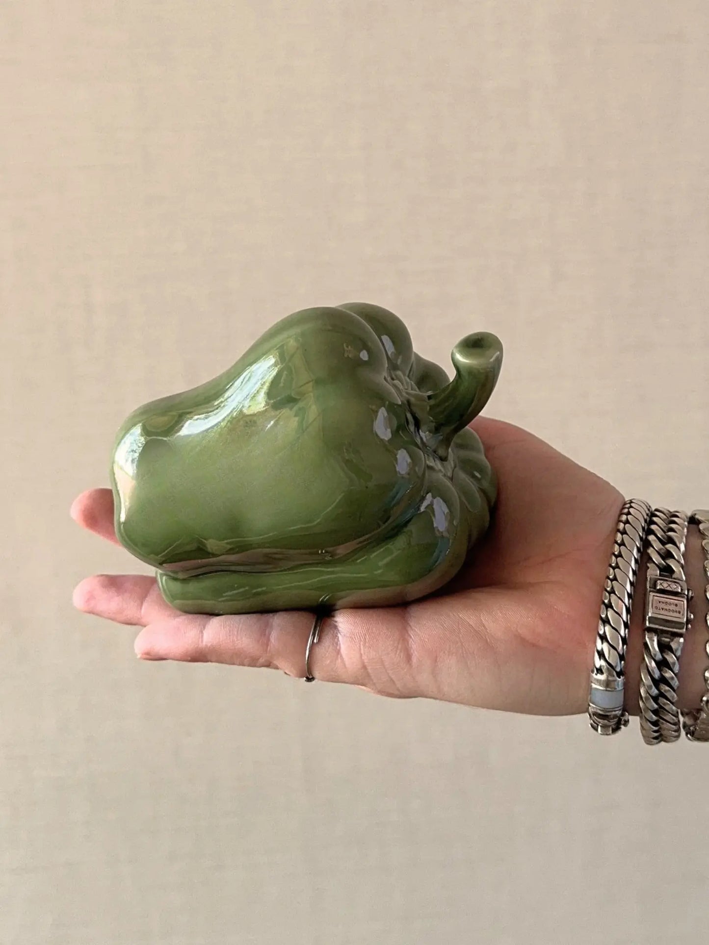 Ornament groene paprika Kersten