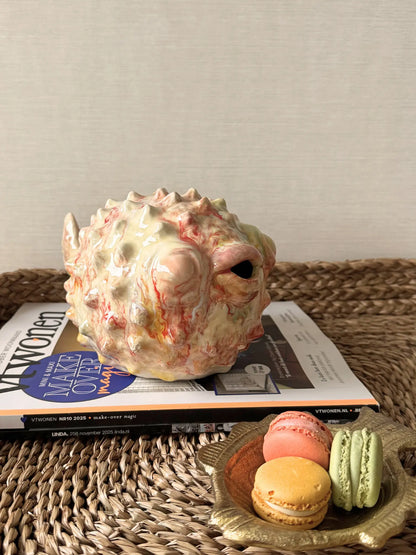 Aardewerk ornament vis