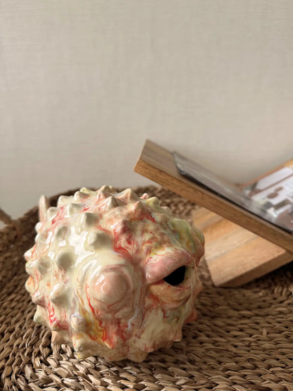 Aardewerk ornament vis