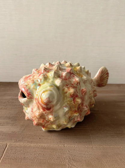 Aardewerk ornament vis