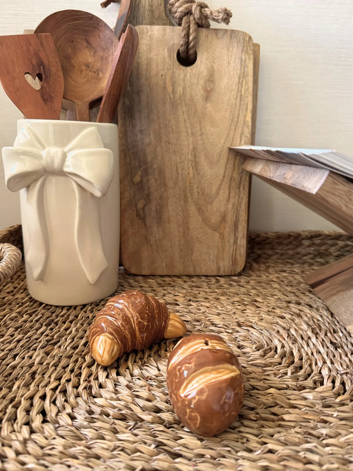 Peper en zoutstel croissant & baguette
