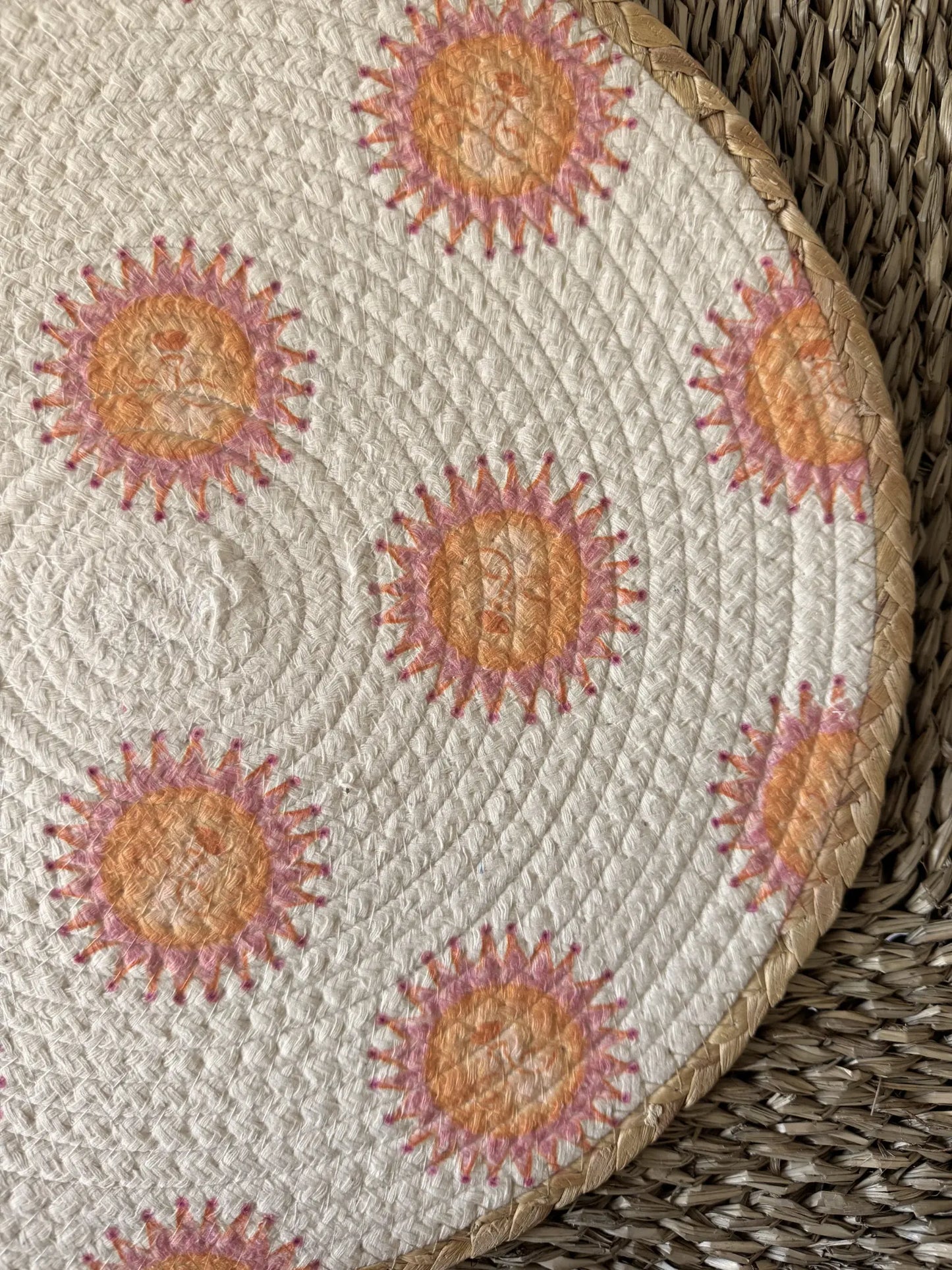 Placemat zonnetjes
