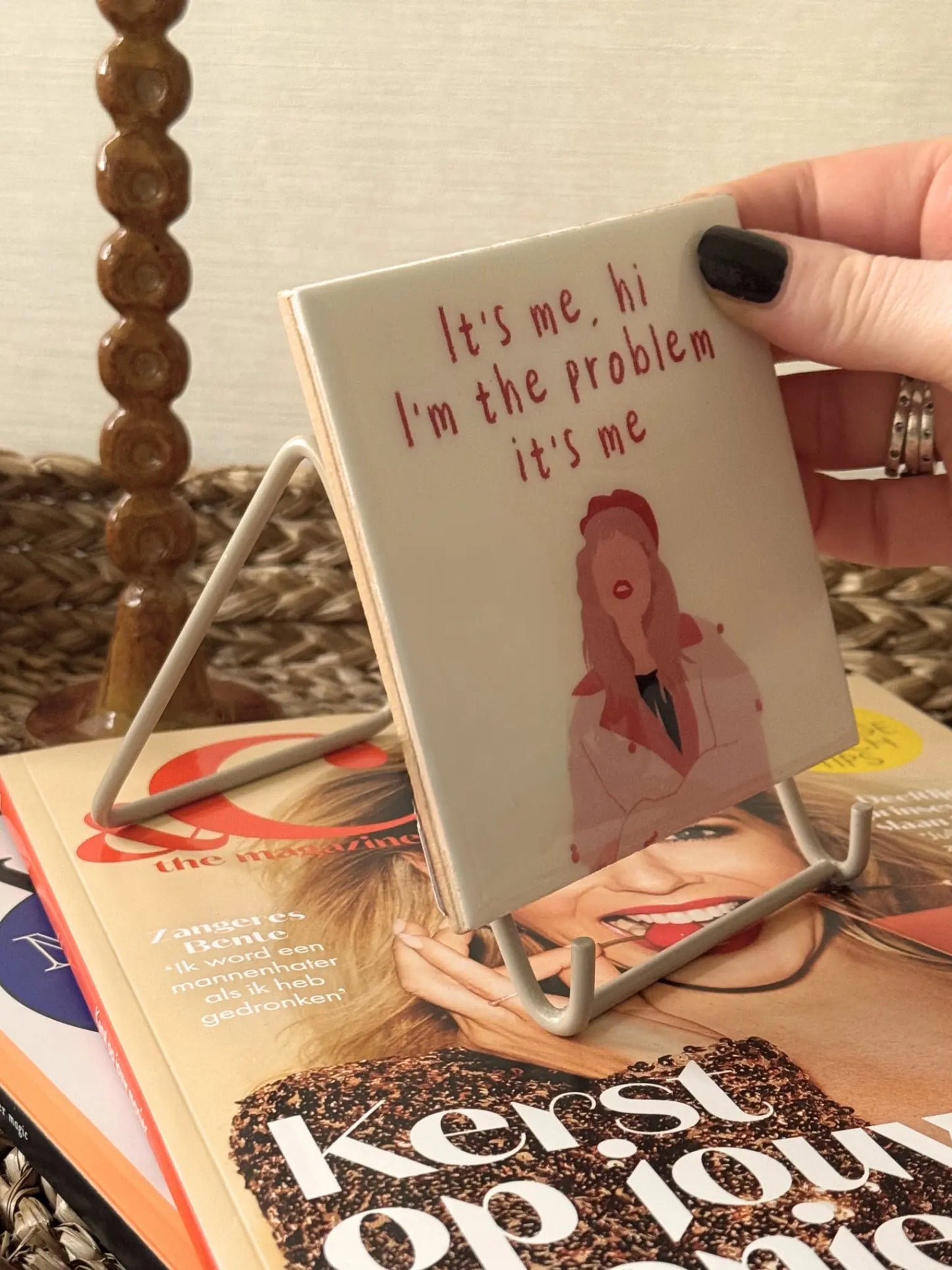 Rekje voor tegels zand