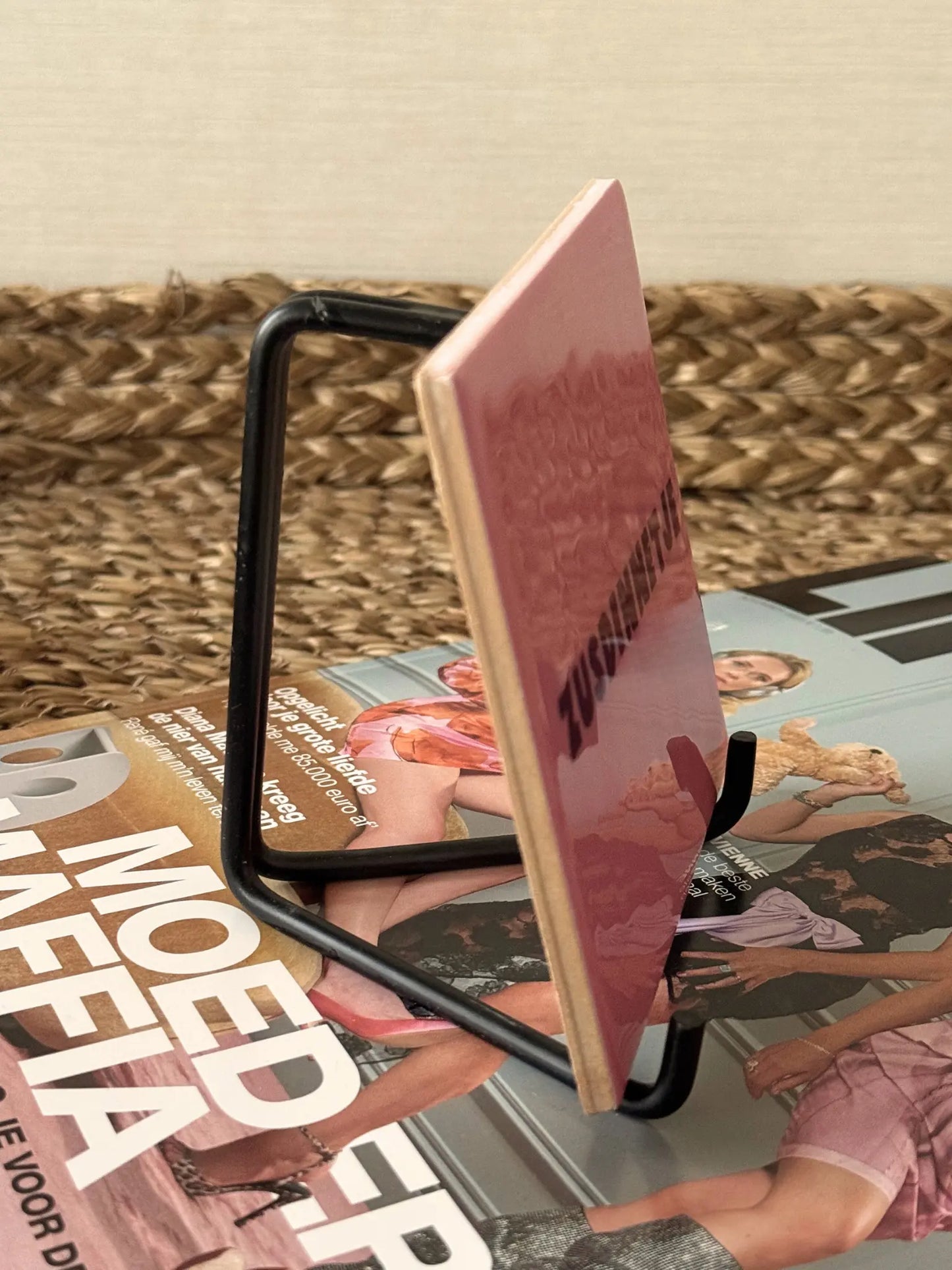 Rekje voor tegels zwart