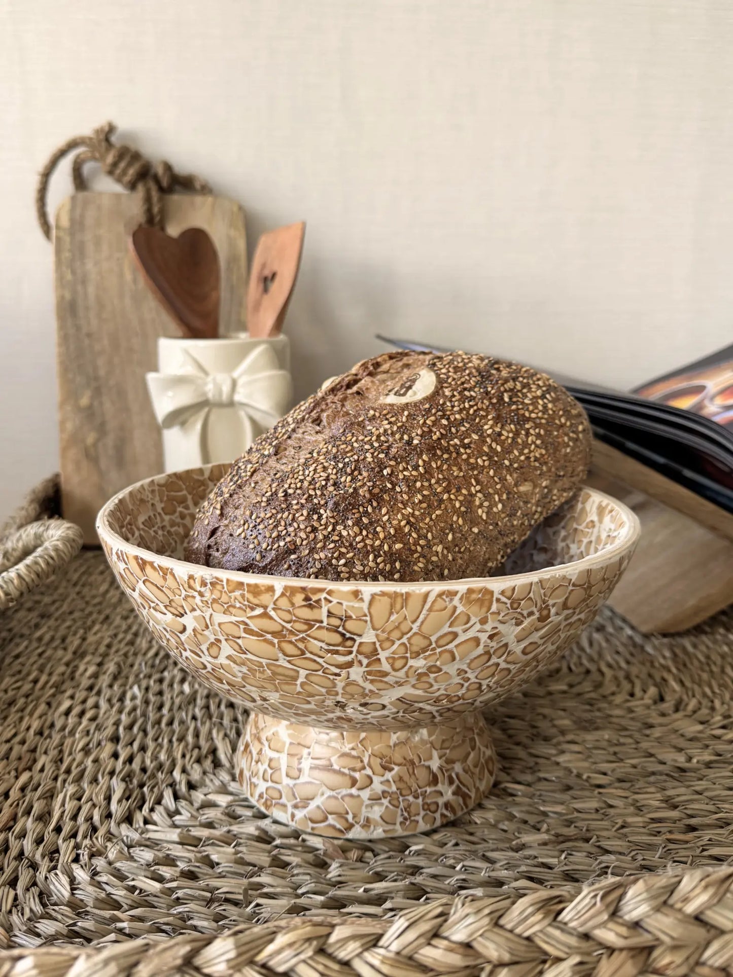 Schaal Gracio bamboe Light & Living