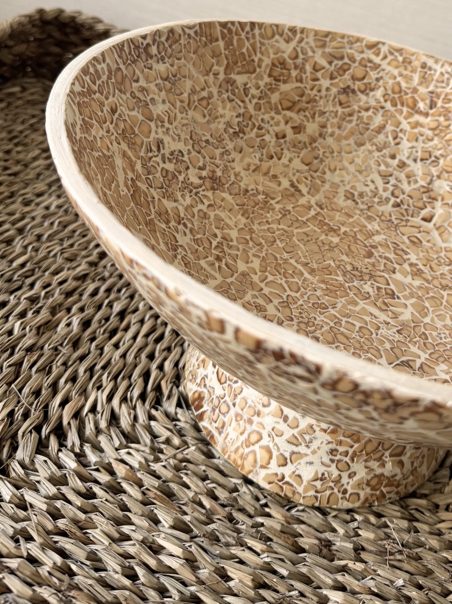Schaal Gracio bamboe Light & Living