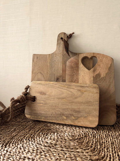 Snijplank mangohout groot