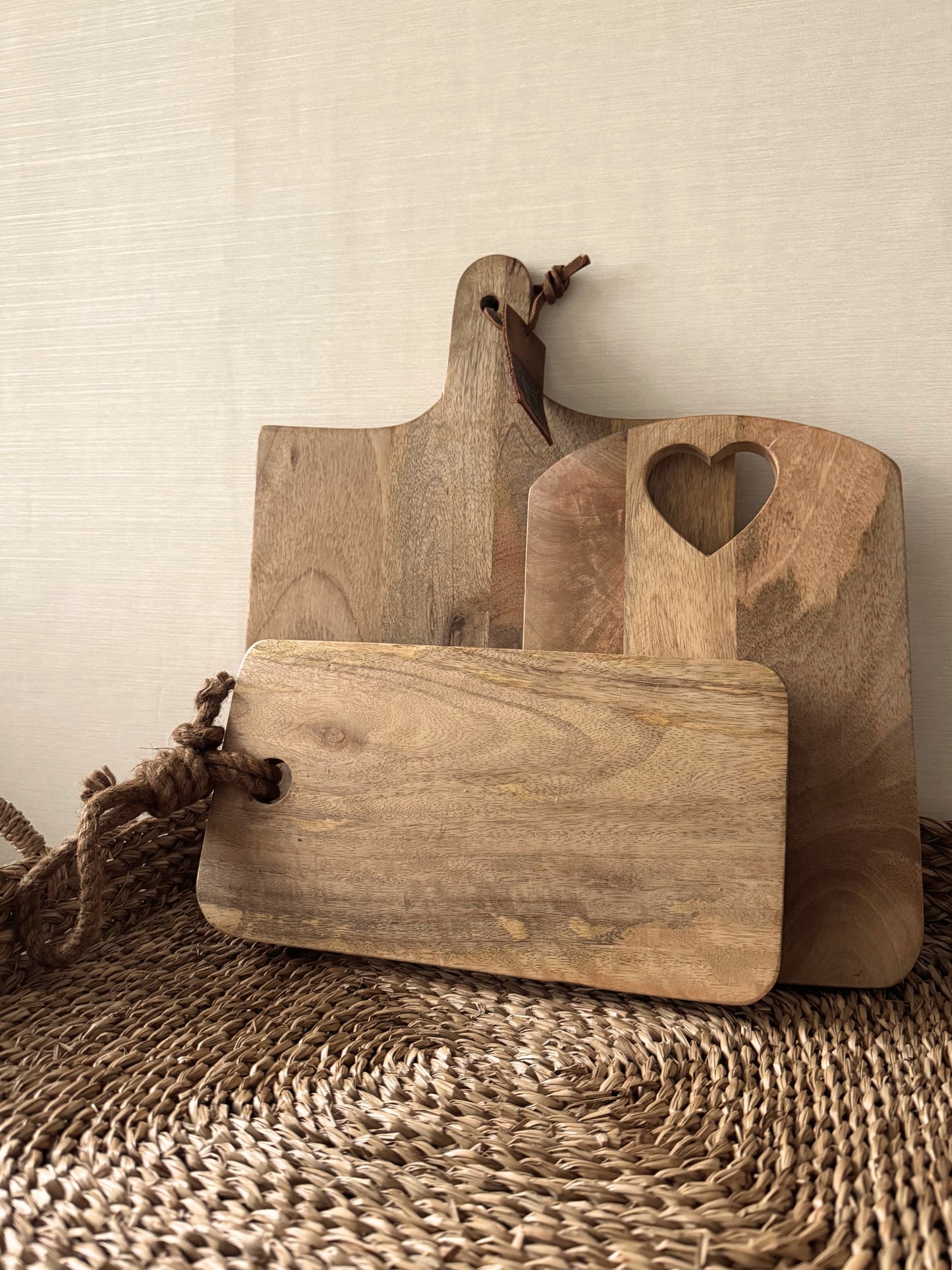 Snijplank mangohout hart