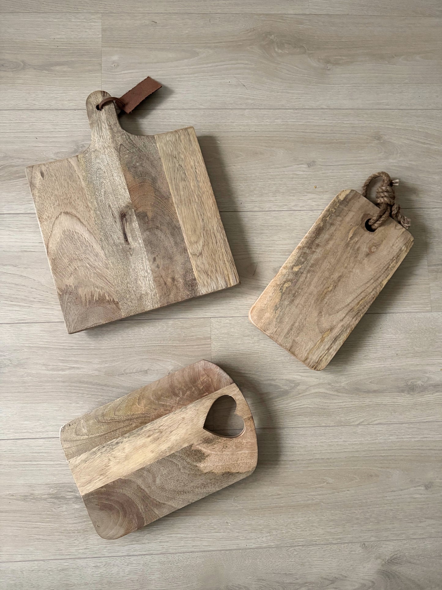 Snijplank mangohout hart