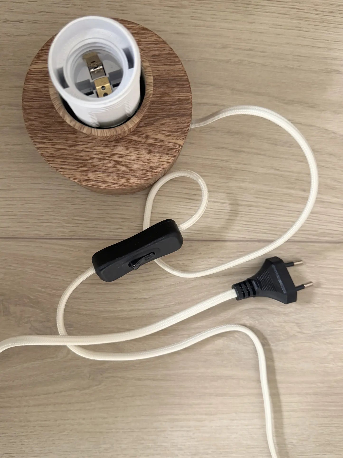 Tafellamp Light & Living Kyzo hout naturel