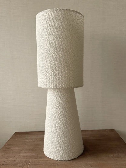 Tafellamp Mikkel bouclé crème