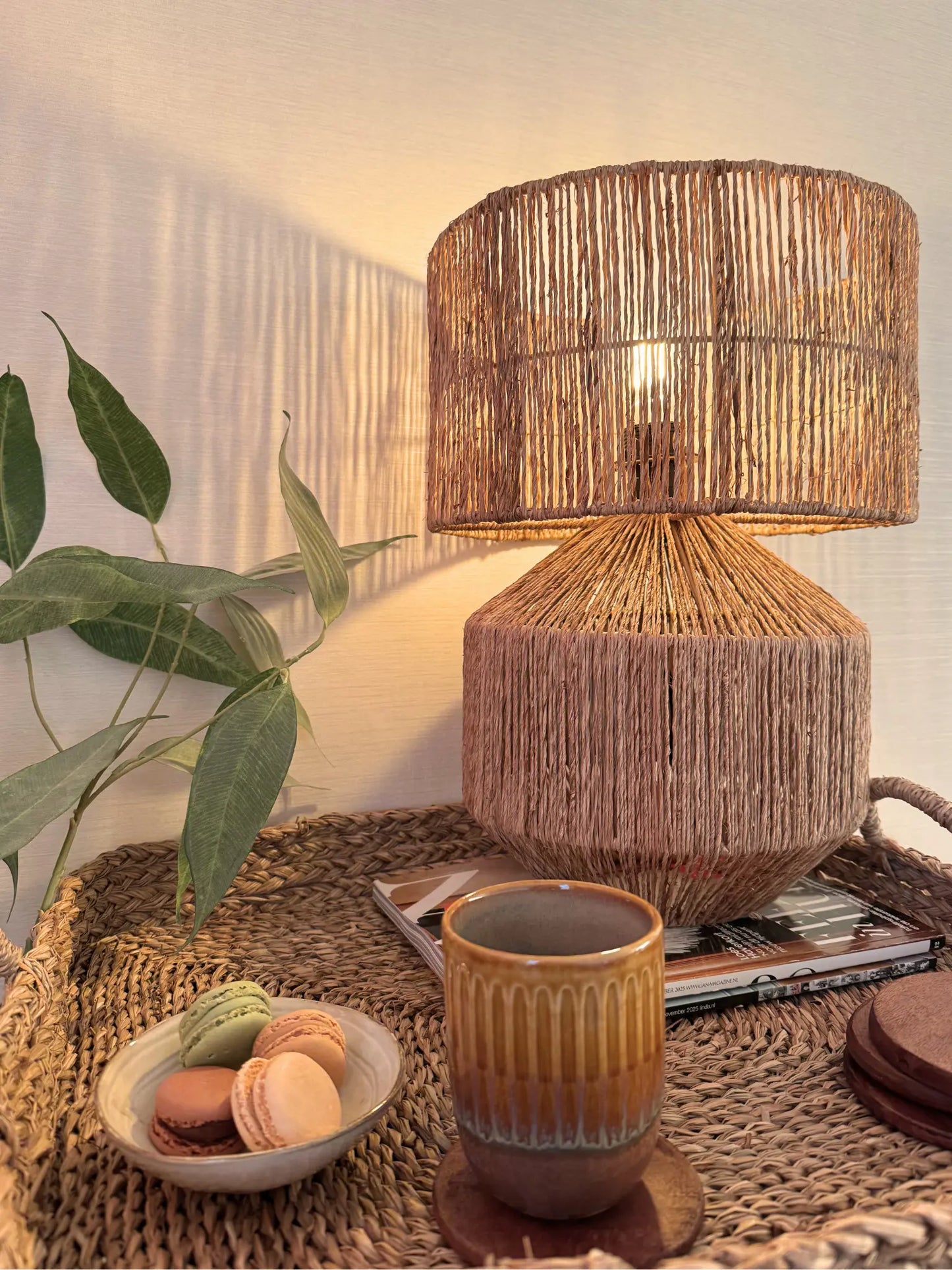 Tafellamp Arova jute