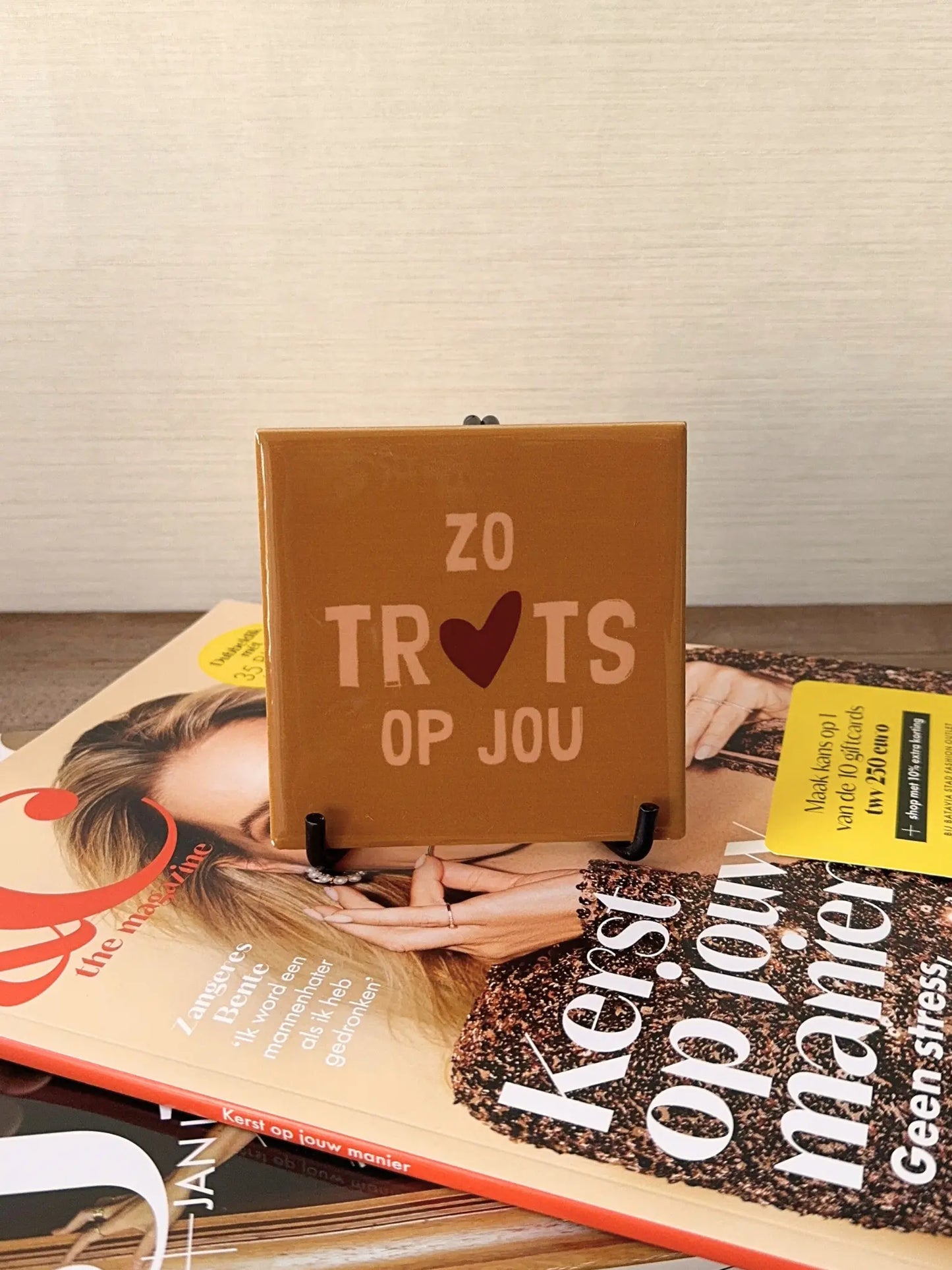 Tegeltje - Zo trots op jou