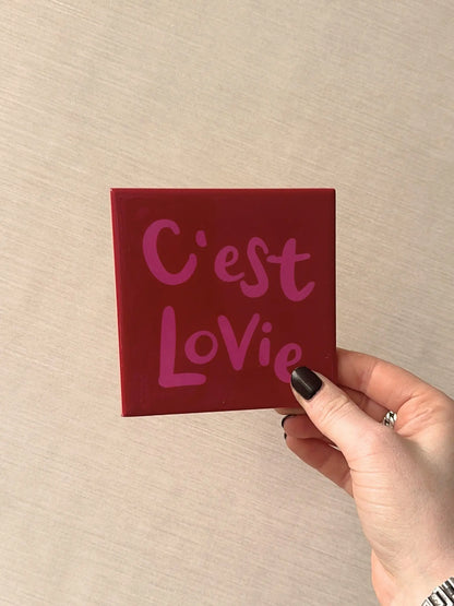 Tegeltje - C'est lovie
