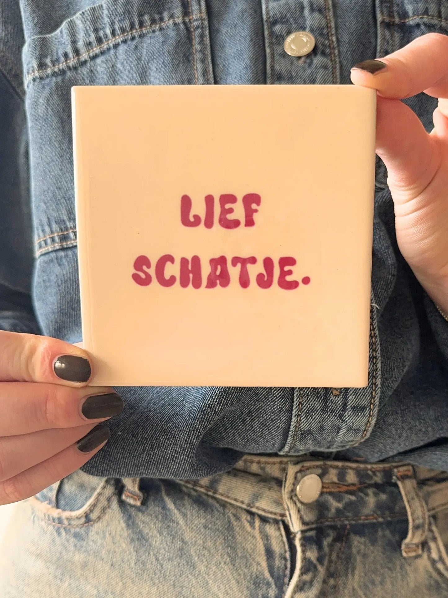 Tegeltje - Lief schatje