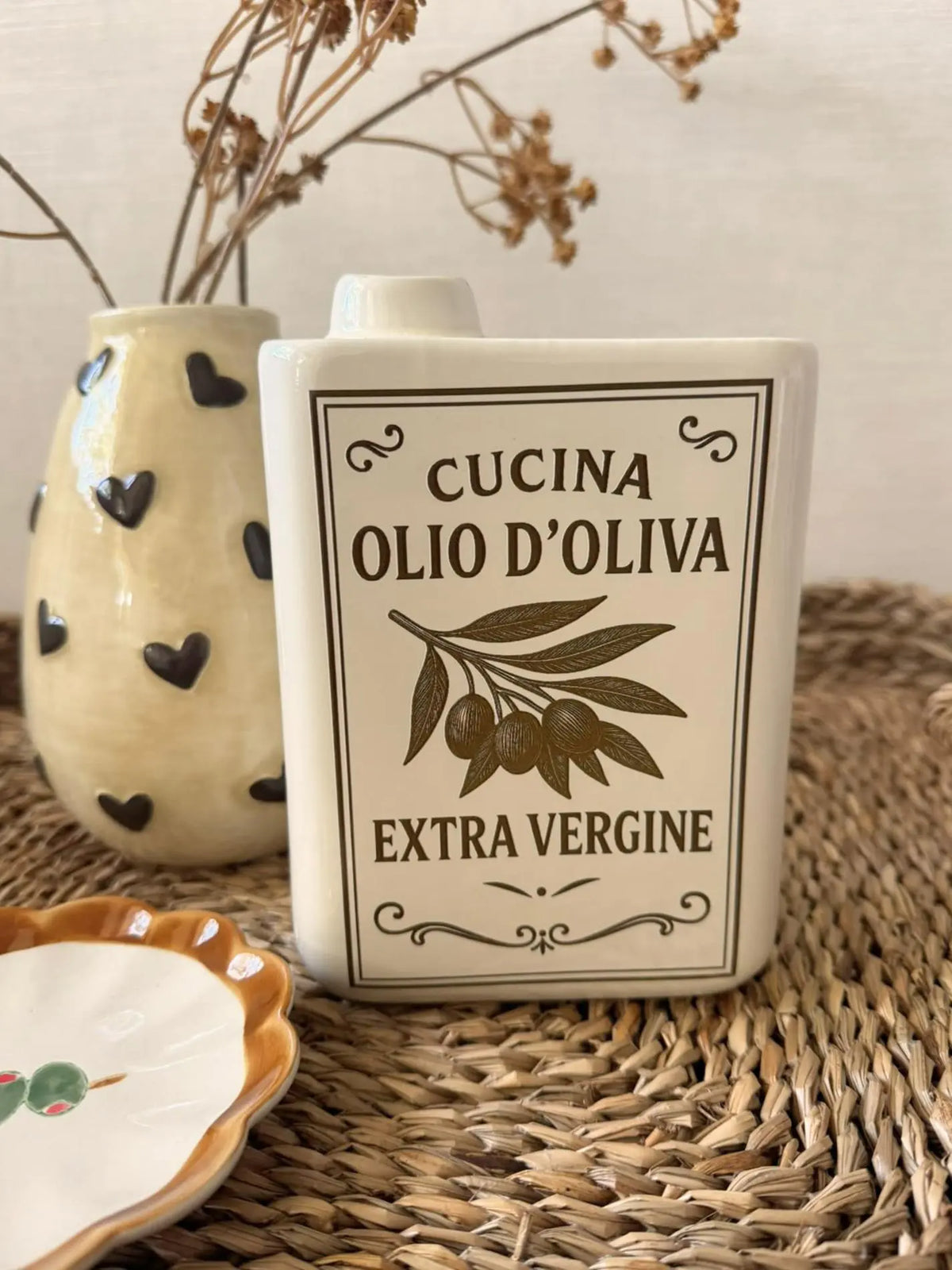 Aardewerk vaas Olio d’Oliva