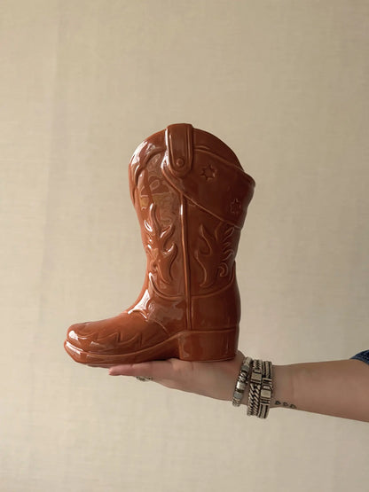 Vaas cowboylaars bruin