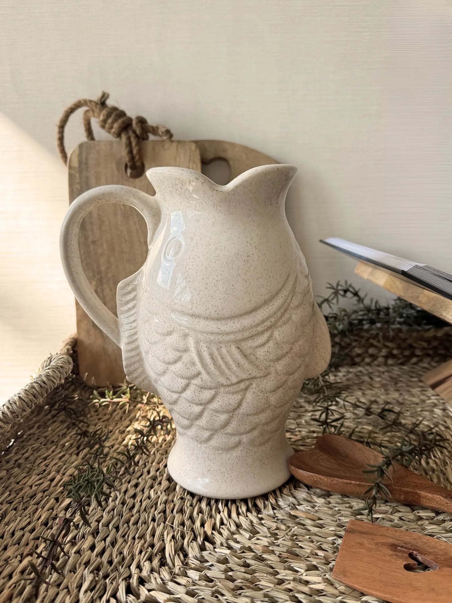 Vaas vis beige