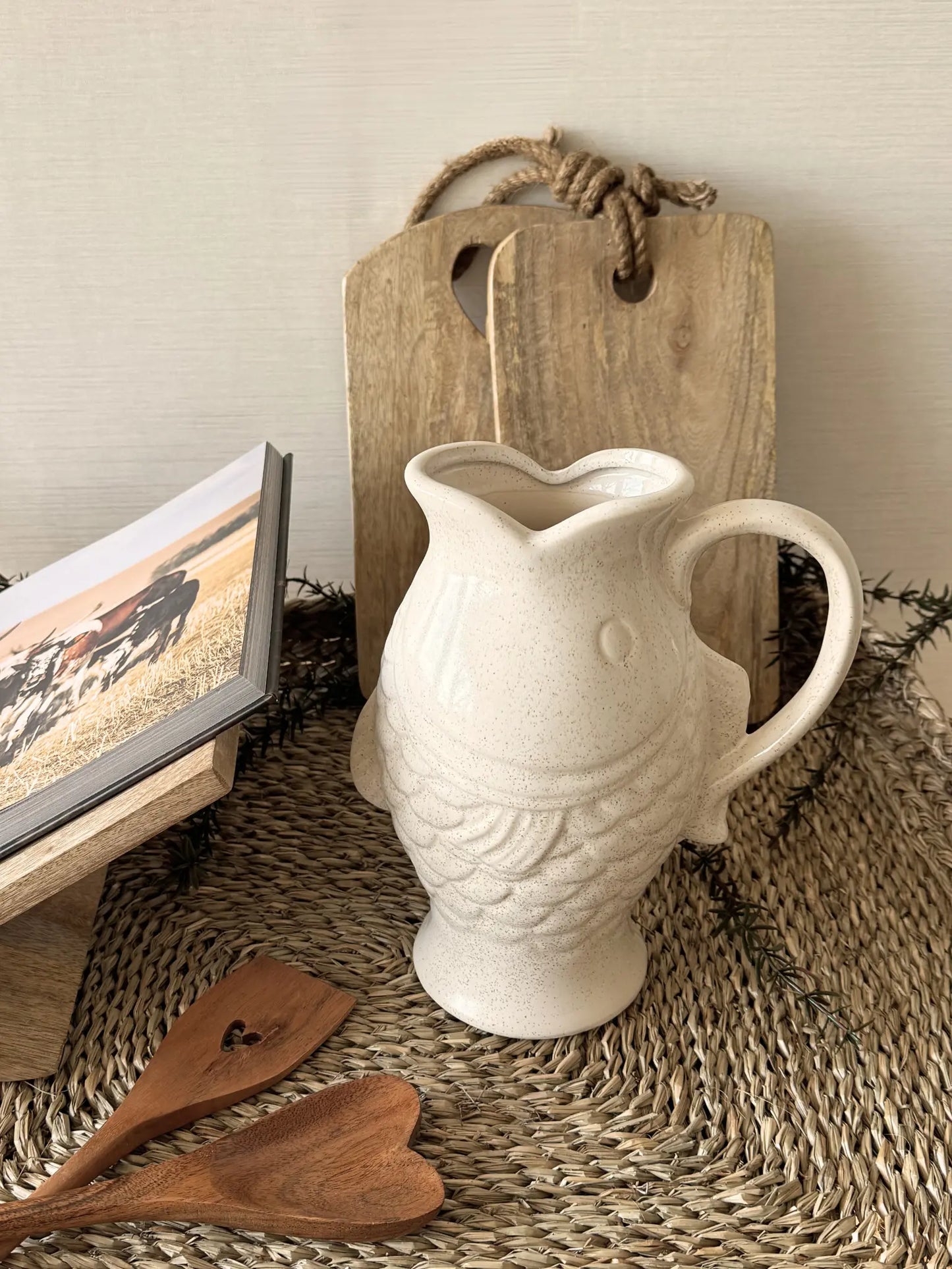 Vaas vis beige